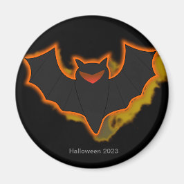 不気味なコウモリ ハロウィンマグネット | ブラックテーマ マグネット