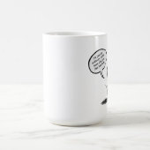 不気味なコーヒー豆 コーヒーマグカップ (中央)