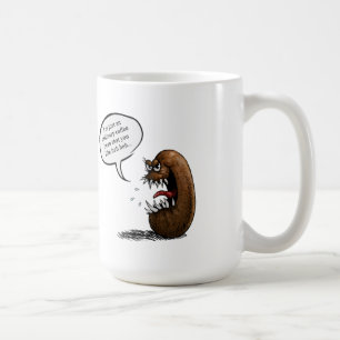 不気味なコーヒー豆 コーヒーマグカップ