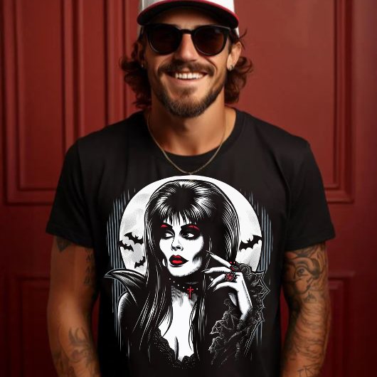 不気味なゴシックガール Tシャツ