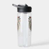 不気味なゴシックスパイダーのクモ ウォーターボトル (右面)