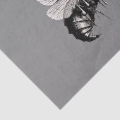 不気味なゴシックビースカルウイング昆虫 薄葉紙 (詳細)