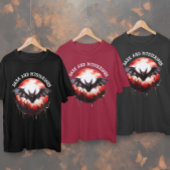 不気味なゴシック様式の暗黒と神秘的なハロウィンユニセックスー Tシャツ