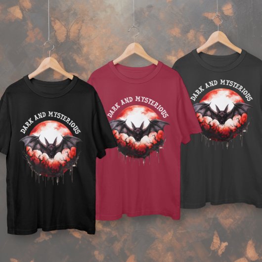 不気味なゴシック様式の暗黒と神秘的なハロウィンユニセックスー Tシャツ