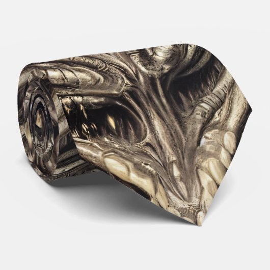 不気味なゴシック様式ホラーデーモンバイオマスターター ネクタイ (ロール)