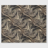 不気味なゴシック様式ホラーデーモンバイオマスターター ラッピングペーパー (フラット)