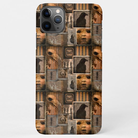 不気味なゴシック iPhoneケース (裏面)