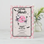 不気味なゴースト ハロウィン 誕生日招待状 あらゆる年齢 招待状 (スタンド正面)