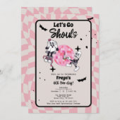 不気味なゴースト ハロウィン 誕生日招待状 あらゆる年齢 招待状 (正面/裏面)