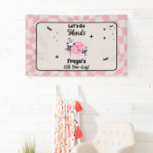 不気味なゴースト ハロウィン 誕生日 どんな年齢でも  横断幕 (インサイチュ)