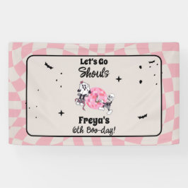 不気味なゴースト ハロウィン 誕生日 どんな年齢でも 横断幕