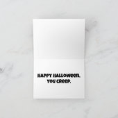 不気味なサイドショーカーニバルファンハウスピエロハロウィン カード (内部)