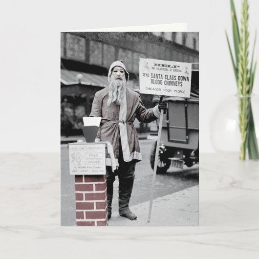 不気味なサンタのクリスマスカード シーズンカード (正面)