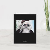 不気味なサンタクリスマスカード シーズンカード (裏面)