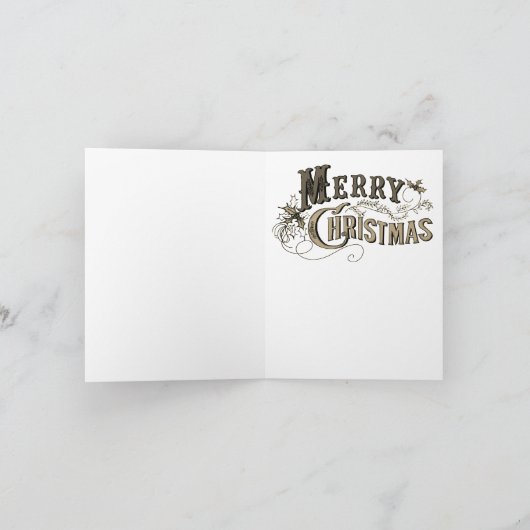 不気味なサンタクリスマスカード シーズンカード (内部)