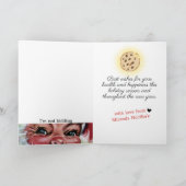 不気味なサンタクリスマスクッキーベーキングベーカリー シーズンカード (内部)