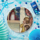 不気味なサンタクリスマス ペーパープレート (パーティー)