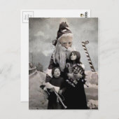 不気味なサンタハガキ ポストカード (正面/裏面)