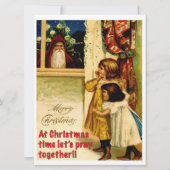 不気味なサンタ カード (正面)