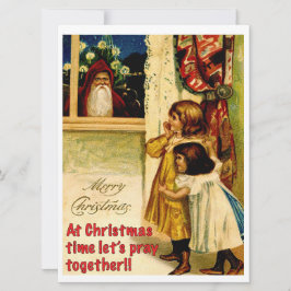 不気味なサンタ カード