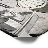 不気味なサンタ ポスター (角)