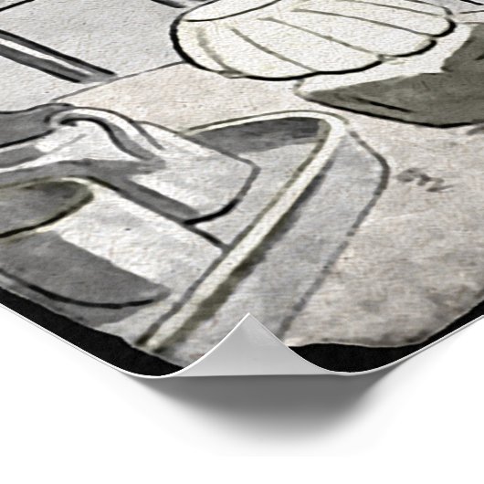 不気味なサンタ ポスター (角)