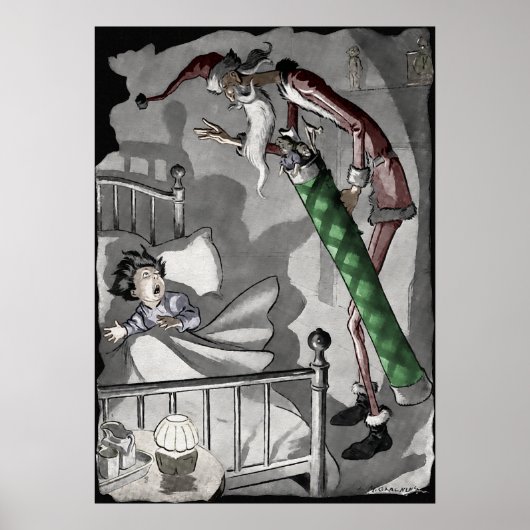 不気味なサンタ ポスター (正面)