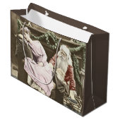 不気味なサンタ ラージペーパーバッグ (正面アングル)