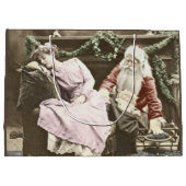 不気味なサンタ ラージペーパーバッグ (裏面)