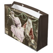 不気味なサンタ ラージペーパーバッグ (裏面アングル)