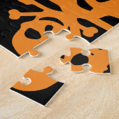 不気味なシンメトリー：カラフルな人間の鮮やかな配列 ジグソーパズル (側面)