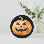 不気味なジャックオランタンパンプキンハローウィンパーティ 招待状 (スタンド正面)