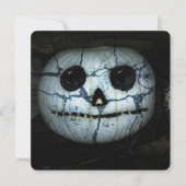 不気味なジャック・オ・ランタンのハロウィーン 招待状 (正面)