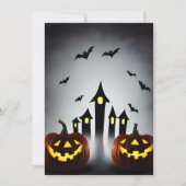 不気味なジャックo'ランタンハロウィーンBashパーティー 招待状 (正面)