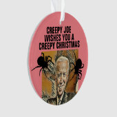 不気味なジョーおもしろいクリスマスオーナメント オーナメント (正面)