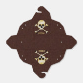 不気味なスカルとクロスボーンハロウィーン毒性毒 フェイバーボックス (折り畳みなし)