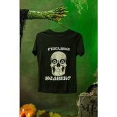 不気味なスカルハロウィーンTシャツ Tシャツ