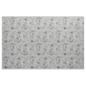 不気味なスカルビクトリアンゴシック織物 ファブリック (ファットクウォーター)