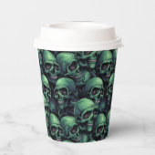 不気味なスカル 紙コップ (裏面)