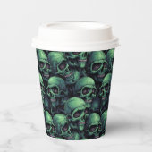 不気味なスカル 紙コップ (正面)