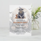 不気味なスケルトンパンプキンズフルムーンハローウィンパーティ 招待状 (スタンド正面)