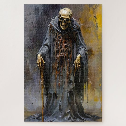 不気味なスケルトン ジグソーパズル (縦)