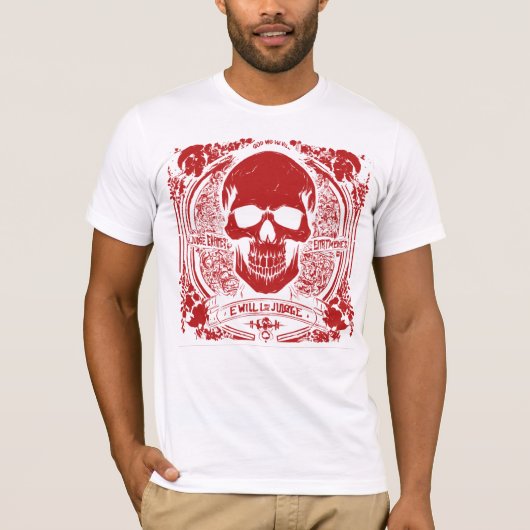 不気味なスタイル:スケルトンインスパイアティー! Tシャツ (正面)