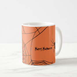 不気味なスパイダーウェブコーヒーマグ コーヒーマグカップ