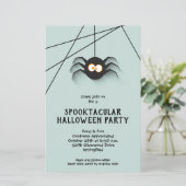 不気味なスパイダーハロウィーン招待状 (スタンド正面)