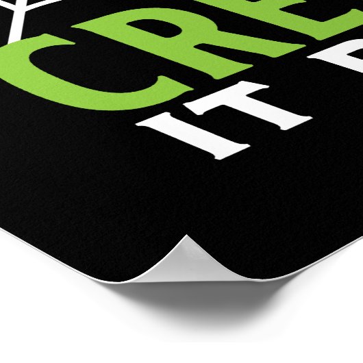 不気味なスパイダ実在ーの面白いハロウィーンパンをクリープ ポスター (角)