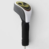 不気味なスマイリースカルドライバカバー ゴルフヘッドカバー (アングル)