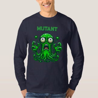 不気味なスライムゾンビエイリアン – ネオングリーンモンスター Tシャツ