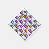 不気味なゾンビ不気味ハローウィンパーティ スタンダードカクテルナプキン (角)