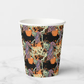 不気味なゾンビ不気味ハローウィンパーティ 紙コップ (裏面)